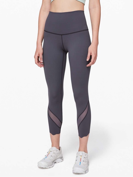 lululemon athletica Pants - Lululemon • Wunder Under Crop II Roll Down Scallop Luxtreme Leggings